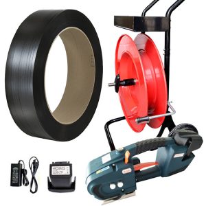 Elektrisk båndstrammersæt TES PP-bånd + dispenser + batteri + oplader