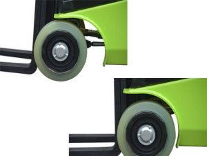Electric Forklift Variable wheelbase design