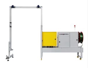 ARCUS automatisk palleomsnøringsmaskine med en 1500 × 2200 mm aluminiumsbue