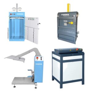 Pappresser TONNA5, 5 tons, 50kN, balle 40kg